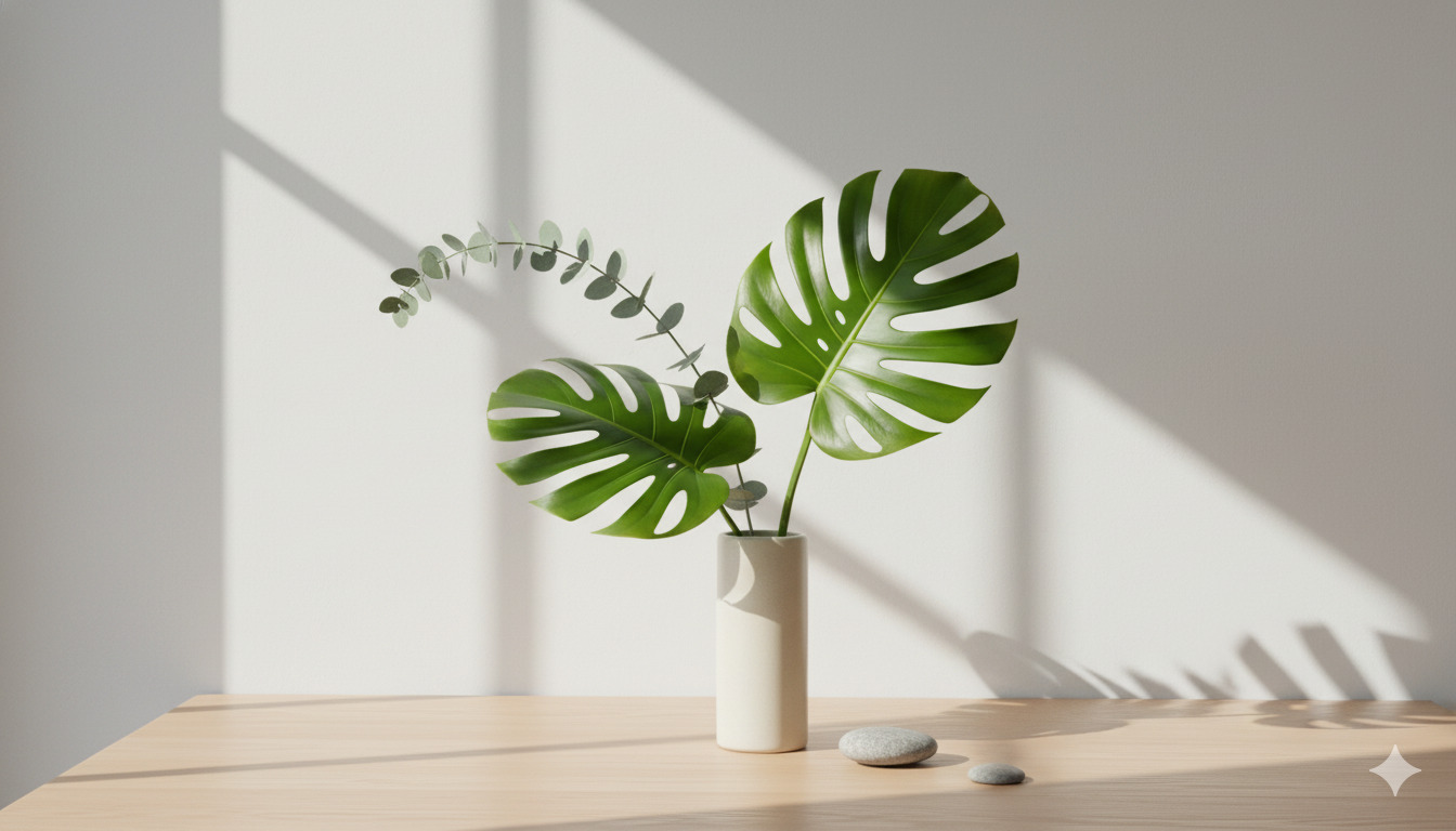 Monstera Leaf Arrangement